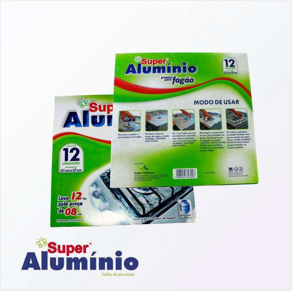 ALUMINO FORRO P/ COCINA 27X27 